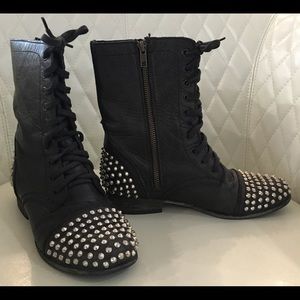 Steve Madden Studded Combat Boots